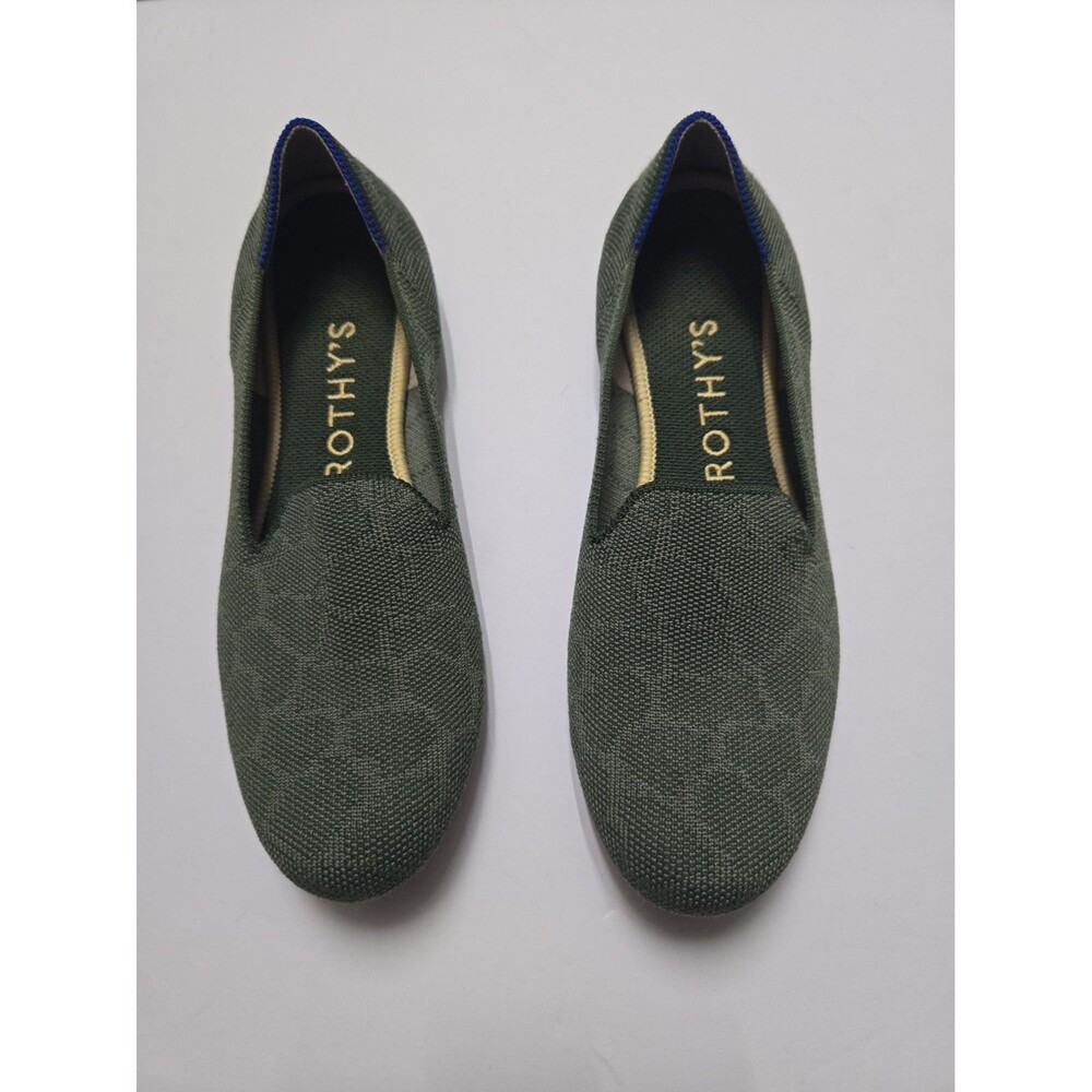 Rothy’s  the point freen kinit flats womens size 7.5